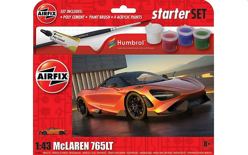 Airfix 1555006 - Starter Set - McLaren 765