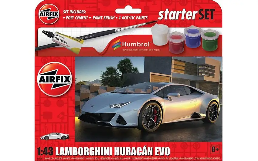 Airfix 1555007 - Starter Set - Lamborghini Huracan