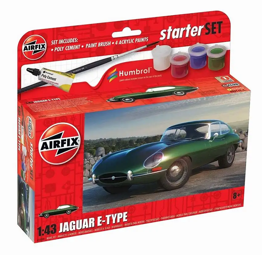 Airfix 1555009 - Small Starter Set Jaguar E-Type