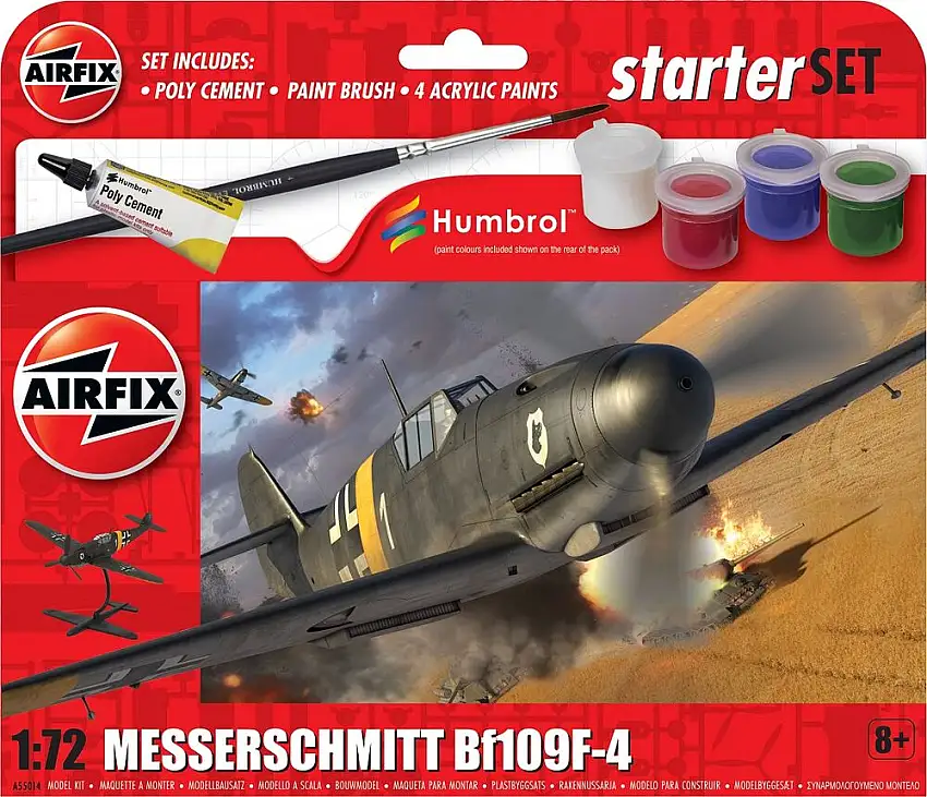 Airfix 1555014 - Starter Set - Messerschmitt Bf109F-4