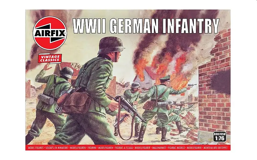 Airfix 00705 - 1:76-WWII German Infantry