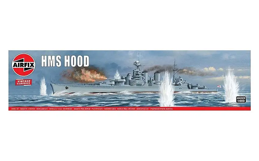 Airfix 04202 - 1:600-HMS Hood, Vintage Classics