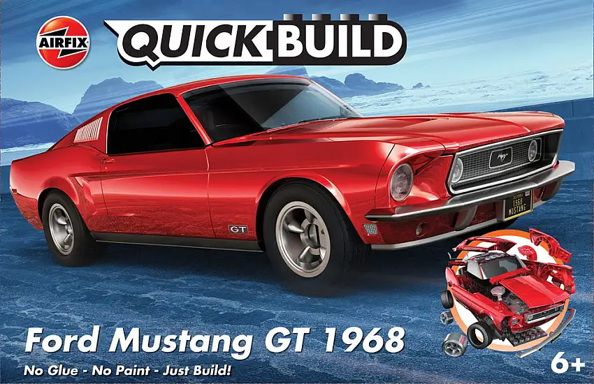 Airfix 1606035 - QUICKBUILD Ford Mustang GT 19 1968