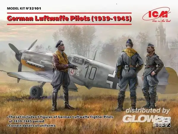 ICM 2101 - 1:32-German Luftwafe Pilots (1939-1945)