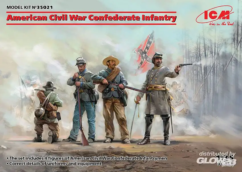 ICM 5021 - 1:35-American Civil War Confederate