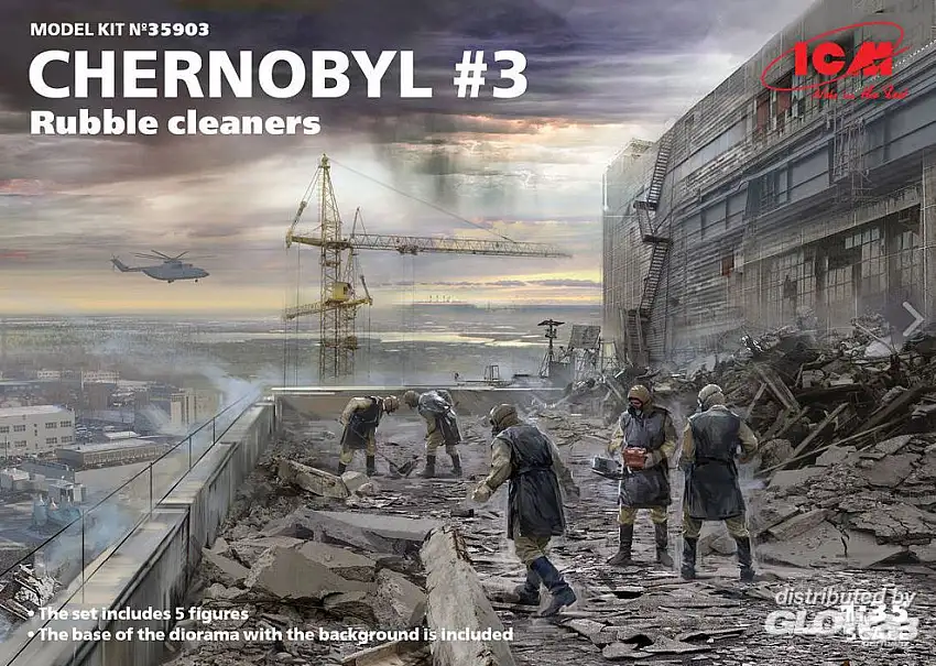 ICM 5903 - 1:35-Chernobyl3. Rubble cleaners