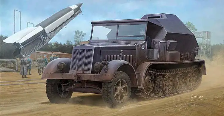 Trumpeter 59537 - 1/35 Sd.Kfz. 7/3, Halbketten-Fahrzeug