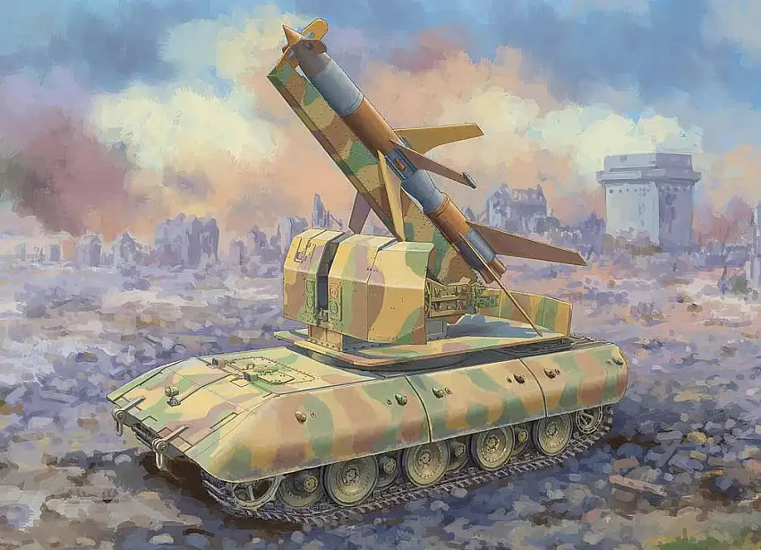 Trumpeter 59586 - 1/35 Flakpanzer E100 mit Rheintochter I