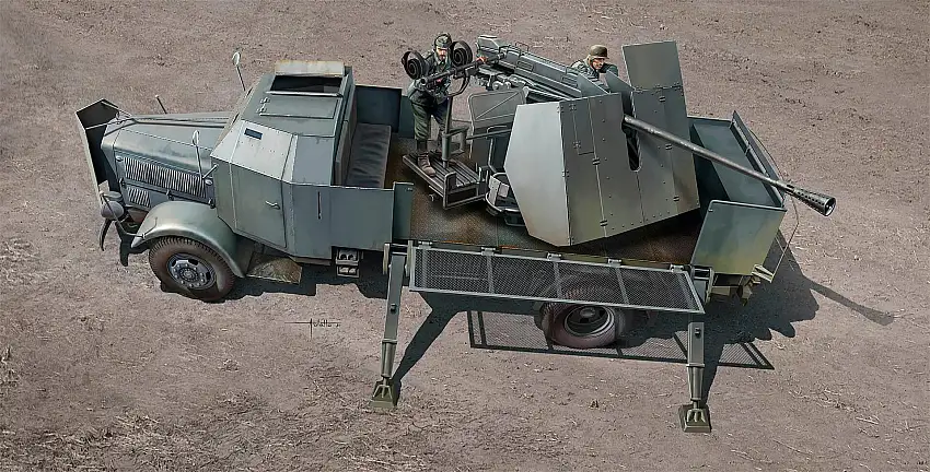 Trumpeter 59594 - 1/35-L4500A mit 5 cm Flak 41 II