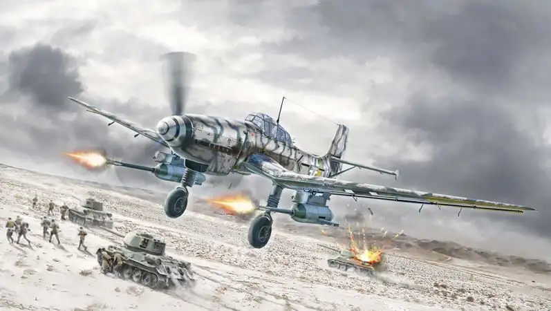 Italeri 01466 - 1:72 Ju-87G-2 Kanonenvogel