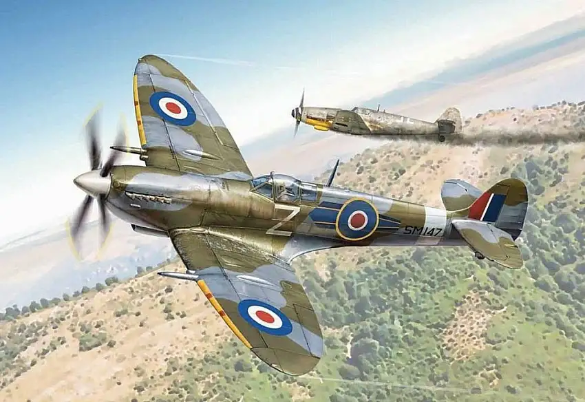 Italeri 02804 - 1:48-Britische Spitfire Mk.IX