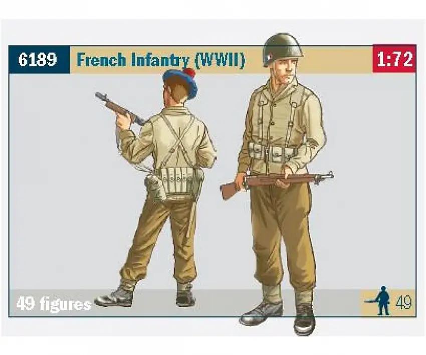 Italeri 06189 - 1:72 French Infantry (WW II)