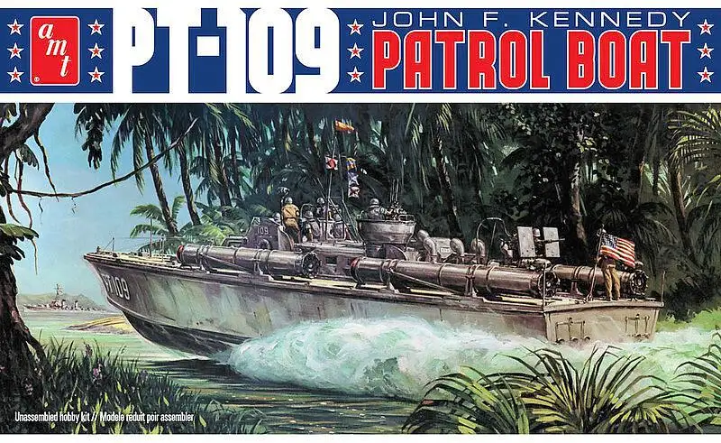 AMT/MPC 1233 - 1/64-John F. Kennedy PT-109