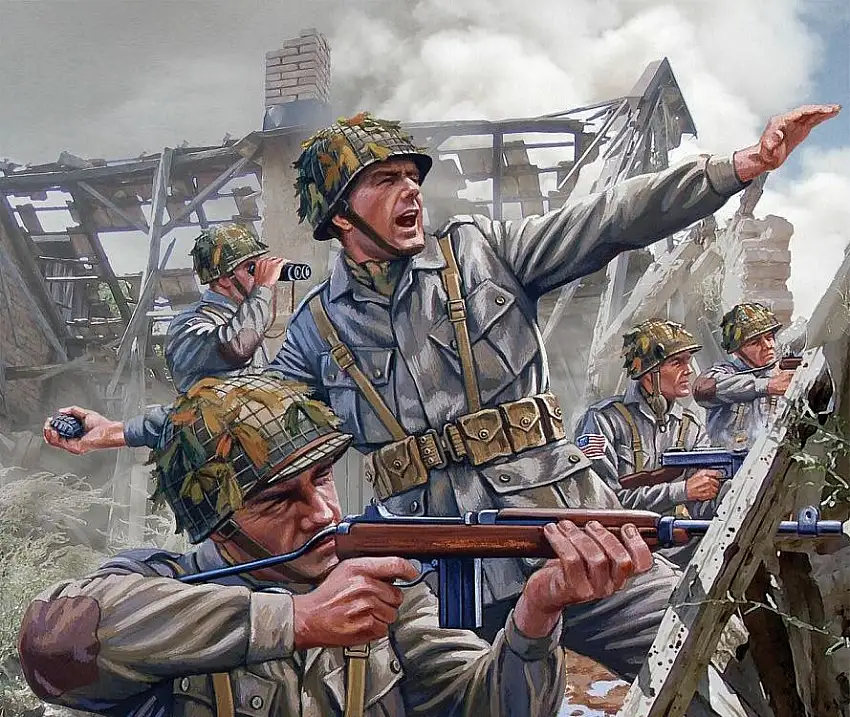 Airfix 982711 - 1/32 WWII US Fallschirmjäger