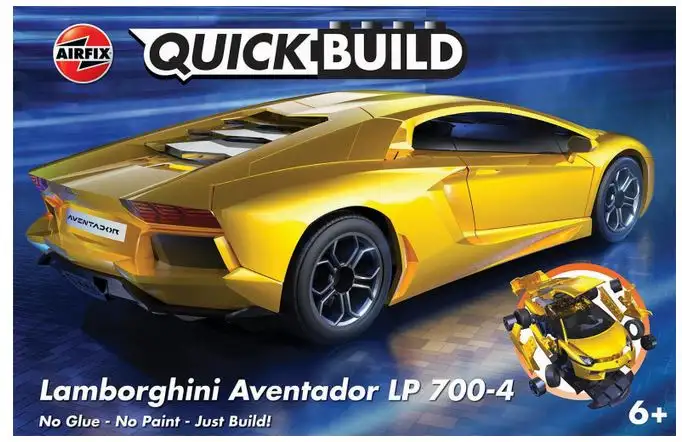 Airfix 986026 - QUICKBUILD Lamborghini Aventa, gelb
