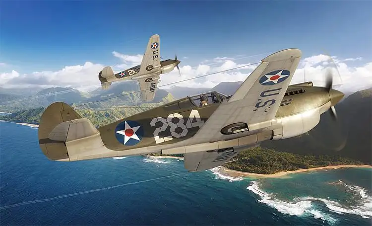 Airfix 1003 - 1/72 Curtiss P-40B Warhawk