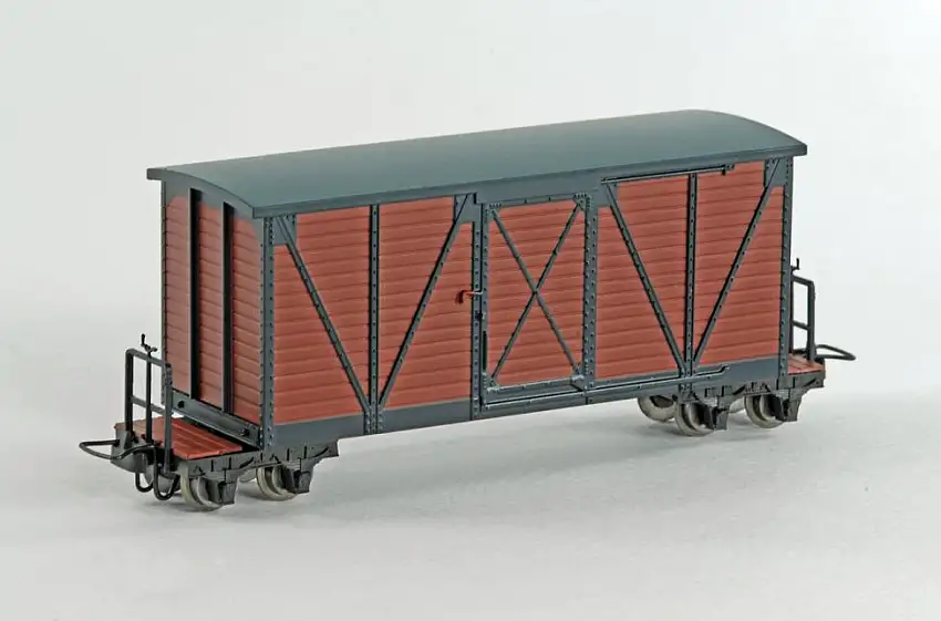 Minitrains 5137 - Heeresfeldbahn Kastenwagen braun