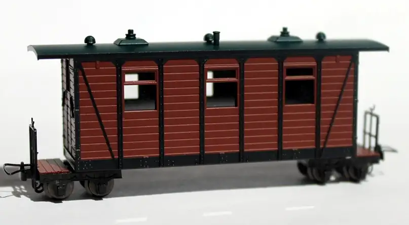 Minitrains 5144 - H0e-Feldbahnpersonenwagen, braun