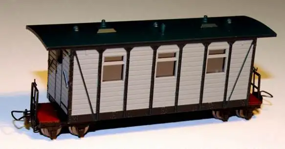 Minitrains 5146 - H0e-Feldbahnpersonenwagen, grau