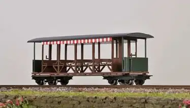 Minitrains 5198 - H0e-Personenwagen Decauville, rot