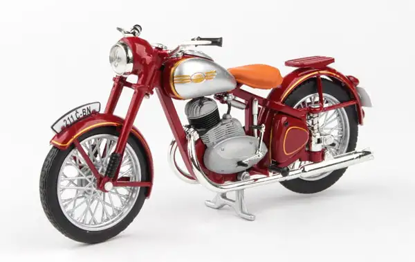 Abrex Jawa 250 Pérák Standard (1948), weinrot, #118M-006-1