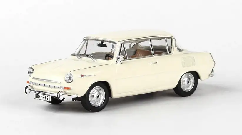 Abrex Skoda 1000MBX (1969) elfenbein #143ABS-721YE