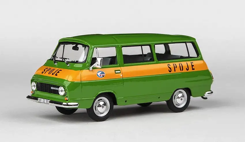 Abrex Skoda 1203 Mikrobus Spoje 1974 medium grün #143ABSX-705F02