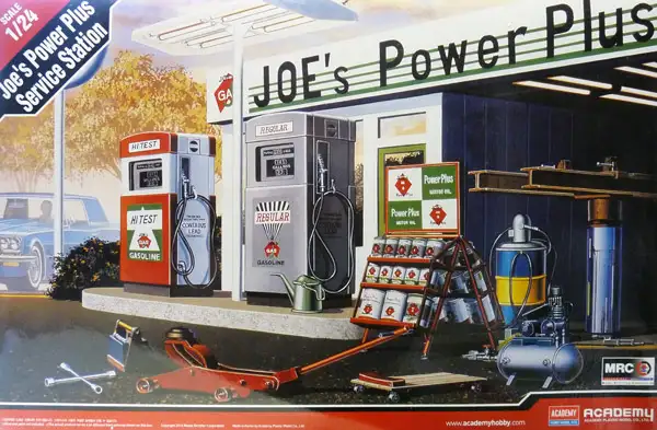 Academy / MRC Joe´s Power Plus Service Station Tankstellen-Diorama, #15122