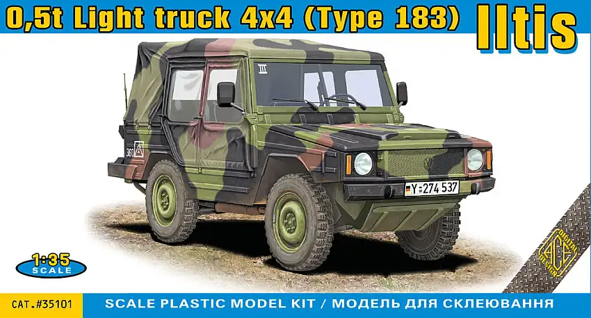 ACE model Lkw 0,5t tmil gl VW Iltis (Typ 183) Bundeswehr (4x4) #35101