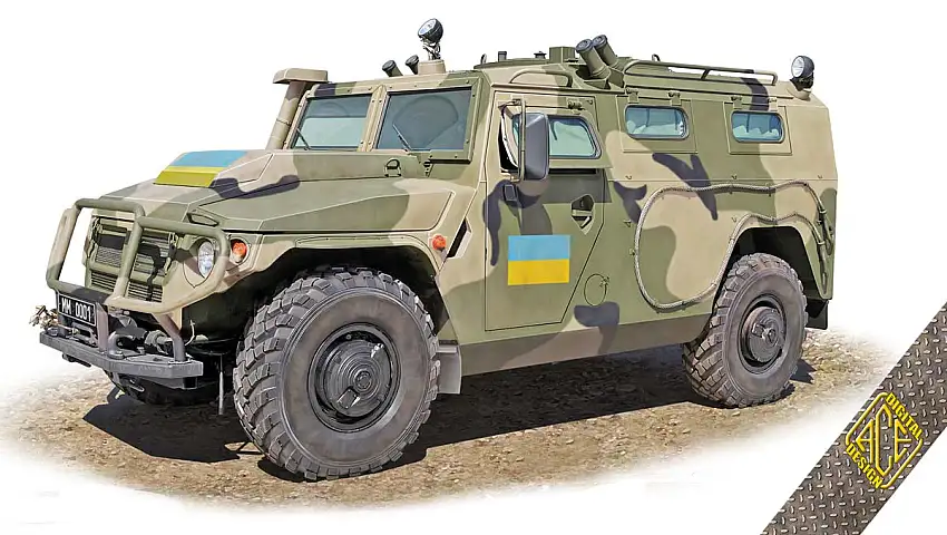 ACE model ASN 233115 Tiger-M SpN armored vehicle in Ukrainian service #72189