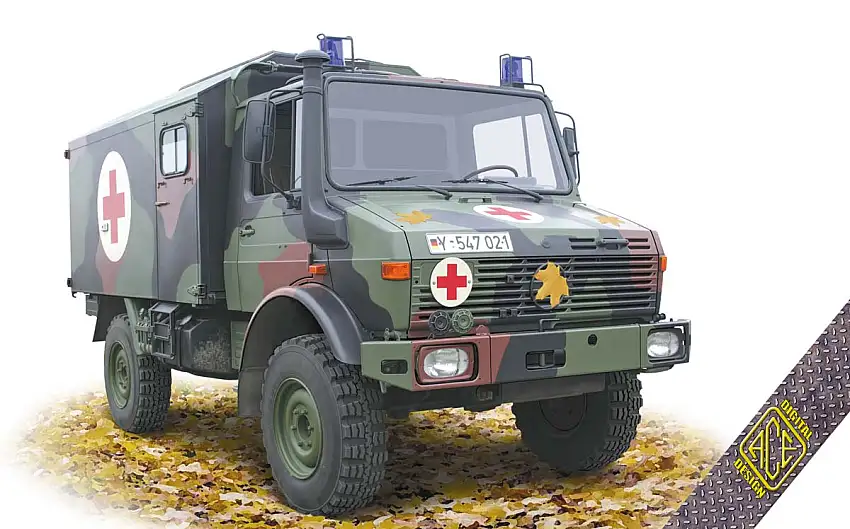 ACE model Unimog U1300L LKW 2t gl Bundeswehr Krankenwagen Sani (4x4) #72451
