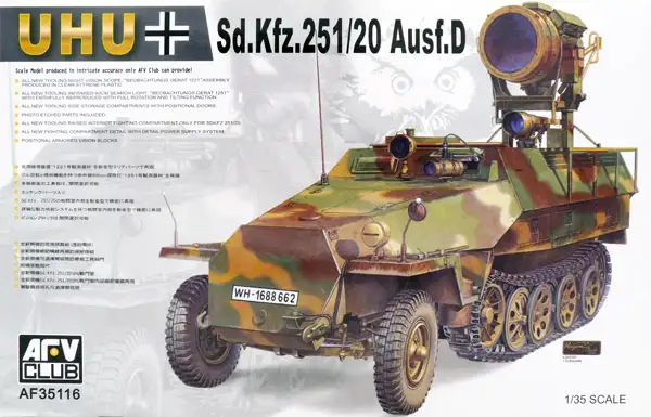 AFV CLUB Sd.Kfz.251/20 Ausf.D "UHU" #AF35116