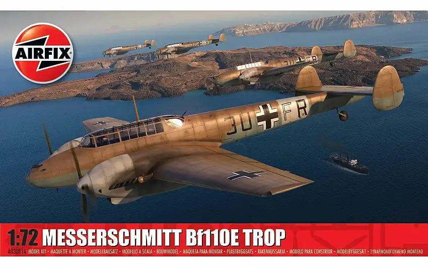 Airfix Messerschmitt Bf110E Trop #A03081A