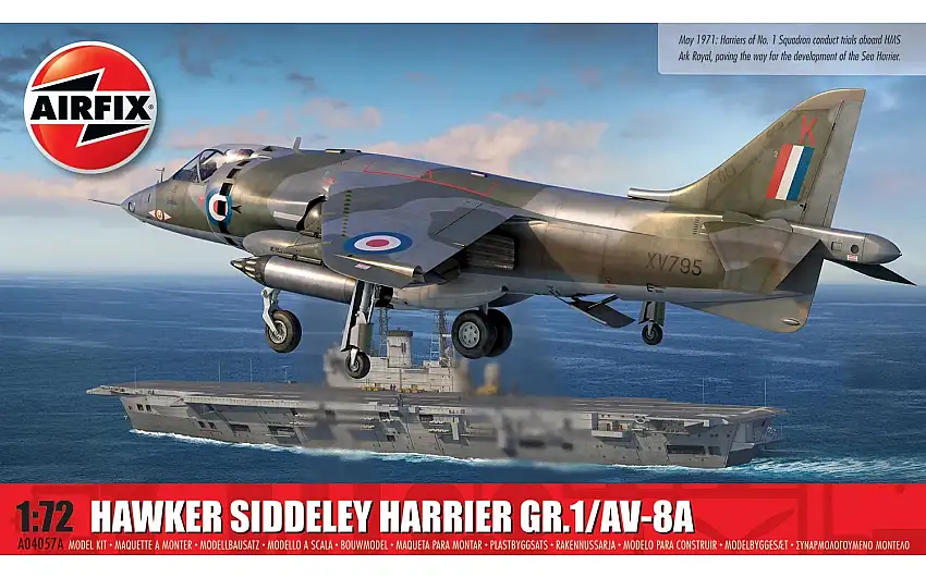 Airfix Hawker Siddeley Harrier Gr.1/AV-8A Senkrechtstarter #A04057A