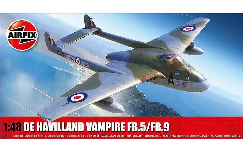 Airfix De Havilland Vampire FB.5/FB.9 #A06108