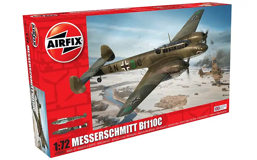 Airfix Messerschmitt Bf110C #A03080A