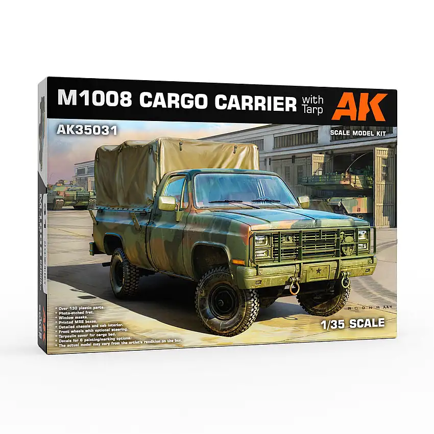 AK Interactive S.L. M1008 cargo carrier with tarp (K30), #AK35031