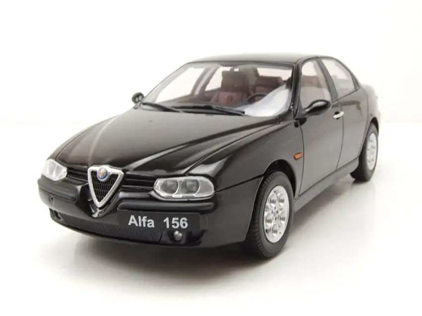Alfa Romeo 156 1998 schwarz Modellauto 1:18 Triple9