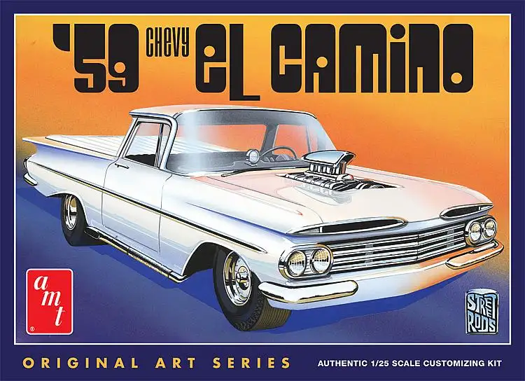 AMT / Round2 ´59 Chevy El Camino Street Rods customizing kit #1058/12