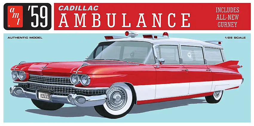 AMT / Round2 ´59 Cadillac Ambulance #1395/12
