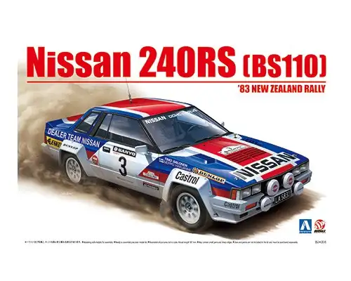 Beemax Aoshima Nissan 240RS (BS110) ´83 New Zealand Rally, #085790