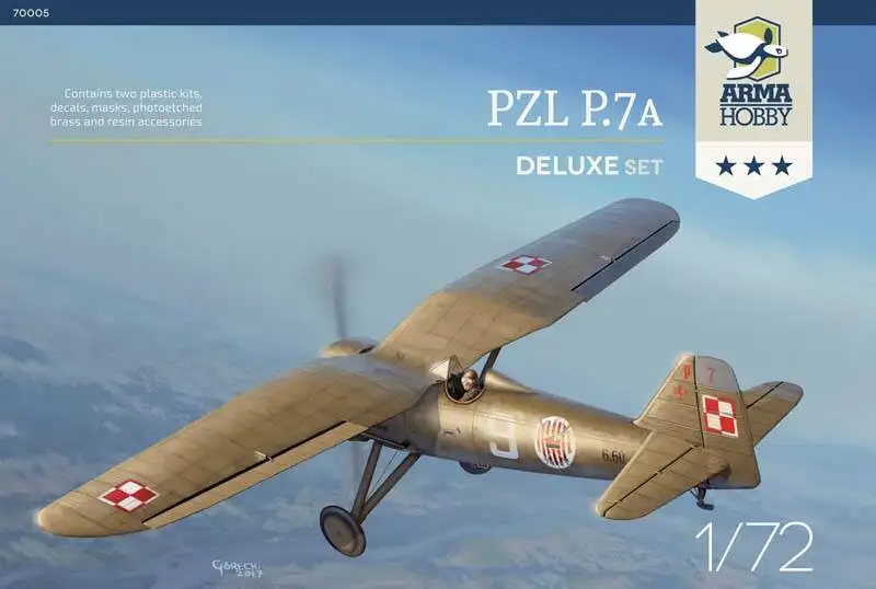Arma Hobby PZL P.7A Deluxe Set, #70005