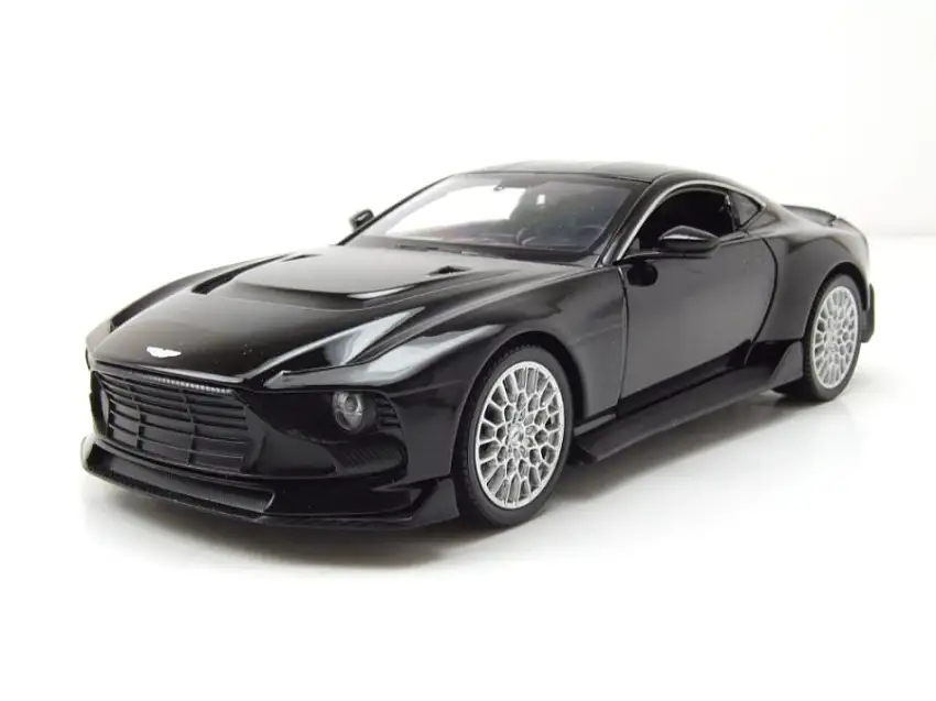 Aston Martin Valour schwarz Modellauto 1:24 Welly