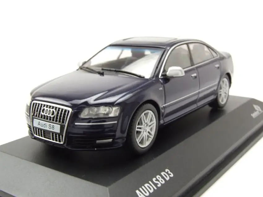 Audi S8 D3 2010 dunkelblau Modellauto 1:43 Solido