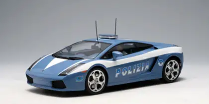 Autoart Lamborghini Gallardo Polizia #14741