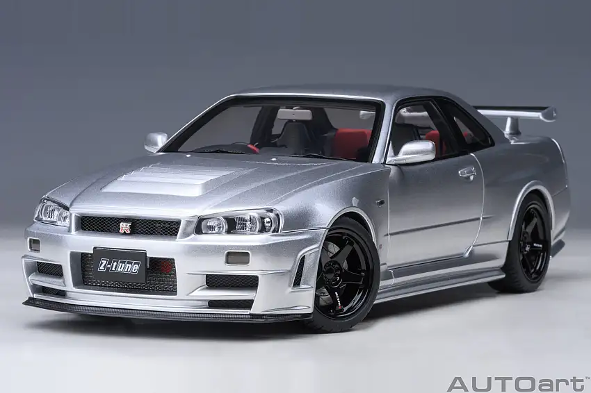 Autoart Nissan Skyline GT-R (R34) NISMO Z-tune Version (Z-tune silver), #77461