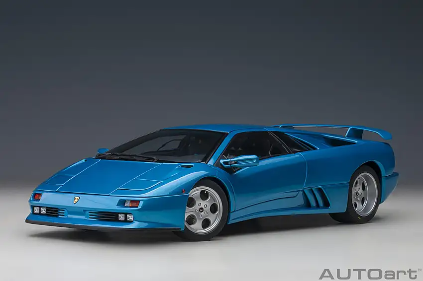 Autoart Lamborghini Diablo SE30 (30th Anniversary Edition), Blu Sirena / metallic blue, #79156