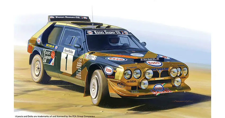 Beemax Aoshima Lancia Delta S4 Gr.B ´86 Catalunya Rally Winner, BX24034