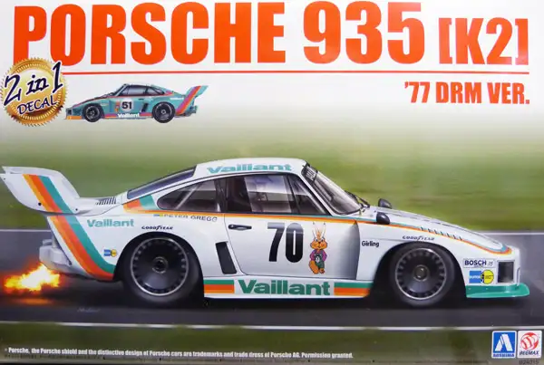 Beemax Aoshima Porsche 935 K2 Kremer / Vaillant ´77 DRM Version, B24015