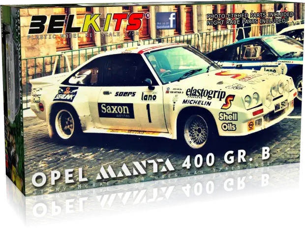 Belkits Opel Manta 400 Gr. B 24 Uren van Ieper 1984, #BEL009